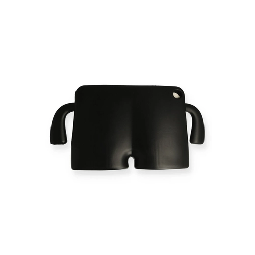 Newface iPad 10.2 (7.nesil) Klf Karakter Tablet Silikon - Siyah