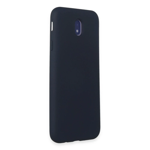 Newface Samsung Galaxy J7 Pro / J730 Klf Nano ii Kadife Silikon - Koyu Mavi
