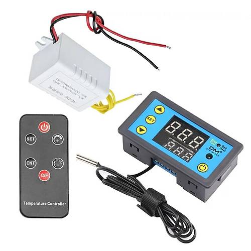 W3231 ZFX-W1608 DC12V Uzaktan Kumandal Dijital Termostat