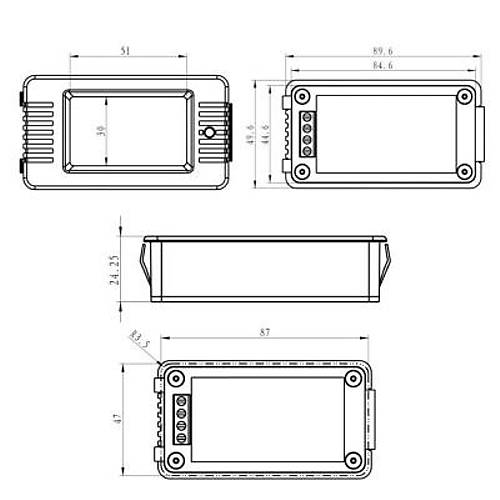 PZEM-022 100A AC Dijital G Monitr + Bobin CT