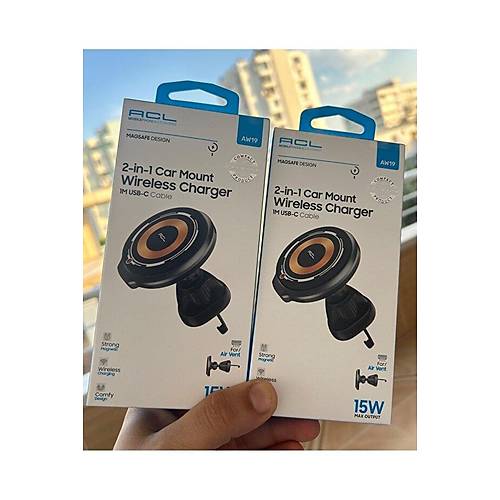 Aw19 15w Magsefe Wireless arj Destekli Ara Ii Telefon Tutucu