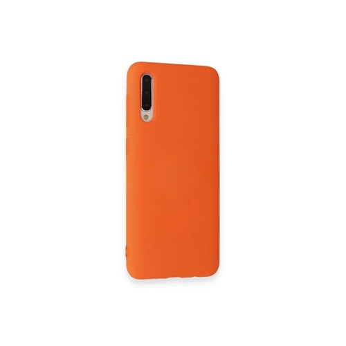 Newface Samsung Galaxy A70 Klf Nano ii Kadife Silikon - Turuncu