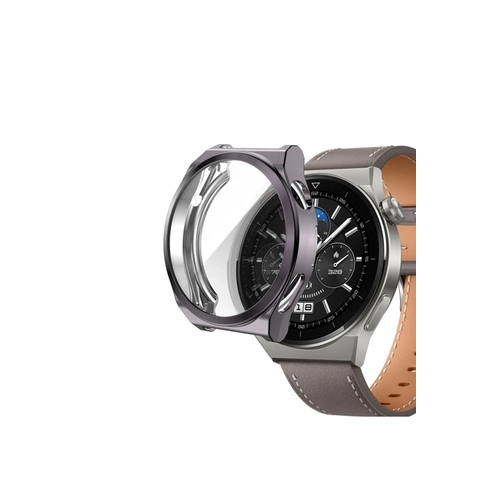 Newface Huawei Watch GT2 46mm Dota Caml Kasa Ekran Koruyucu - Uzay Grisi