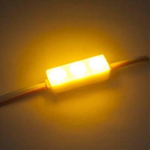3'l Mercekli Mini Modl Led - Sar 12V 0.5W