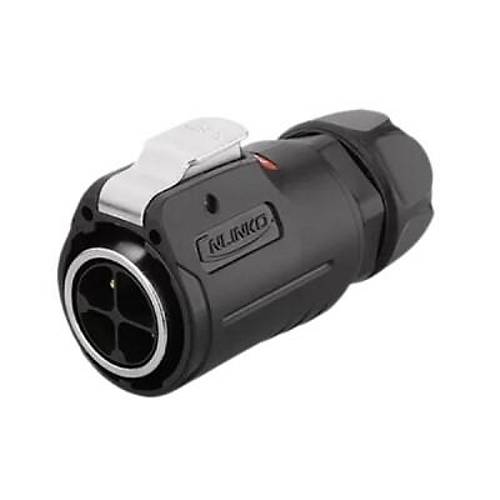 LP-24-C04PE-01-001 4-Pin Su Ge�irmez Konnekt�r - Erkek