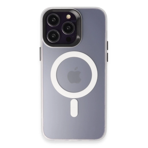 Joko iPhone 14 Pro Klf Mateks Magsafe Kapak - Beyaz