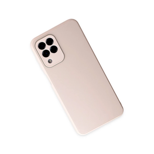 Newface Samsung Galaxy M33 Klf Glass Kapak - Pembe