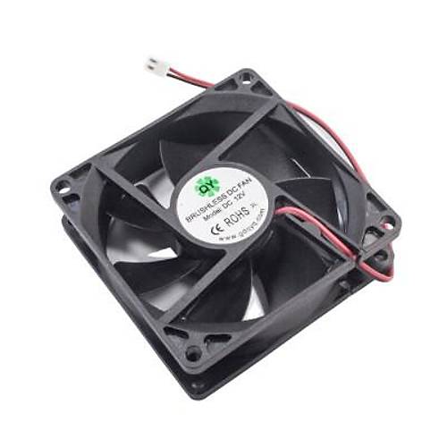 80x80x25mm 12V 0.35A Fan 2 Kablolu