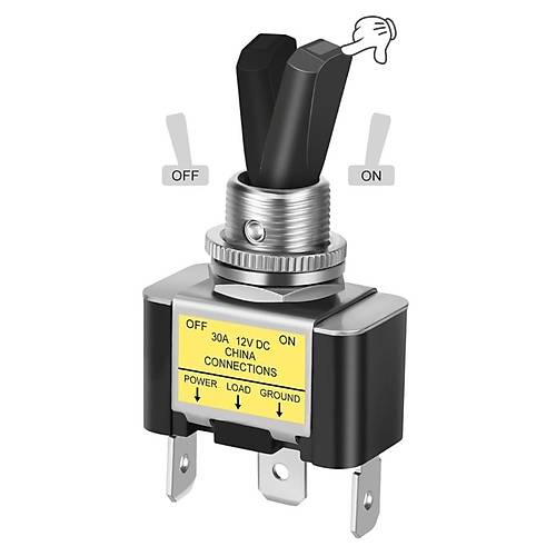 IC-151B Toggle Switch 12V 30A On-Off Ikl ASW-07D-2