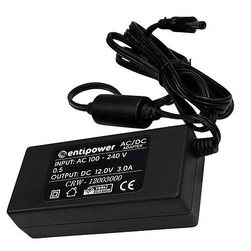 12V 3A AC-DC Adaptr Priz Tipi