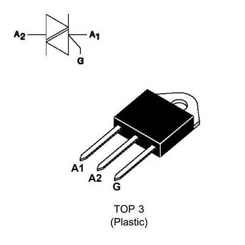BTA41 - TO247 40A 700V Triyak