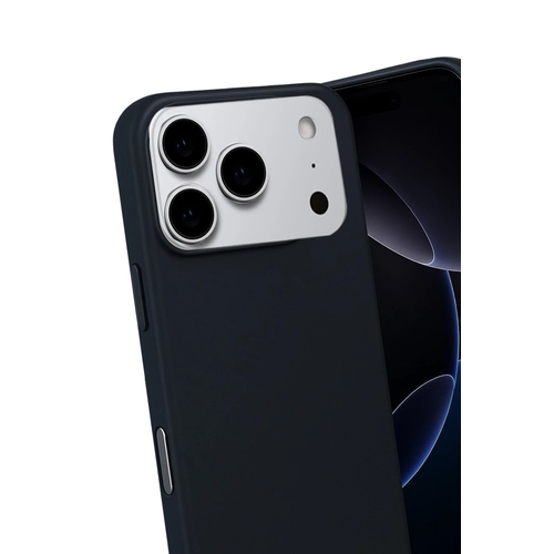Newface Apple iPhone 17 Pro Nano ii Kadife Silikon - Siyah