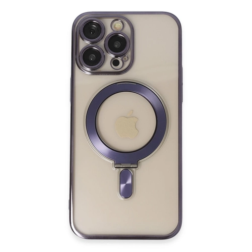 Joko iPhone 14 Pro Era Magsafe Standl Kapak - Derin Mor