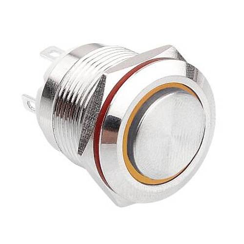 19H-G1-E 19mm kk Yayl Ikl Metal Buton - Sar