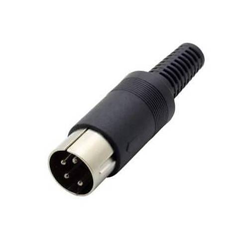 4 Pin Erkek DIN Konnektr