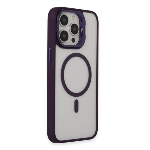 Joko iPhone 14 Pro Klf Roblox Lens Magsafe Standl Kapak - Derin Mor