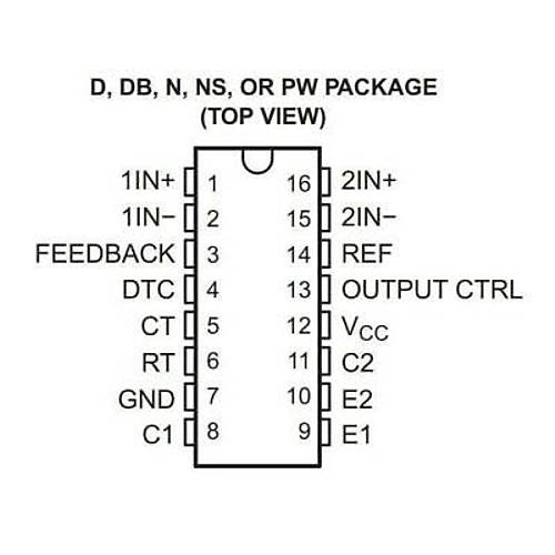 TL494 DIP16 Entegre