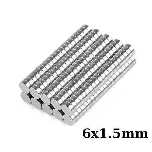 6x1.5mm Neodyum Gl Mknats - Neodim Magnet