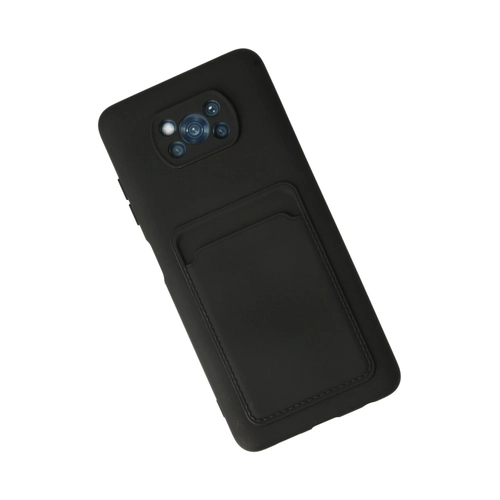 Newface Xiaomi Pocophone X3 Klf Kelvin Kartvizitli Silikon - Siyah