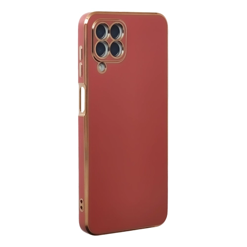 Newface Samsung Galaxy M33 Klf Volet Silikon - Krmz