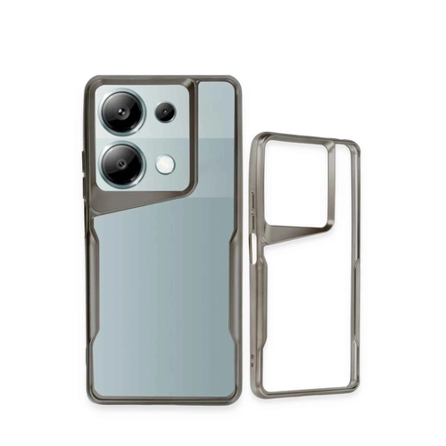 Newface Xiaomi Redmi Note 13 4G Klf Boyi Silikon Kapak - Titan Gri