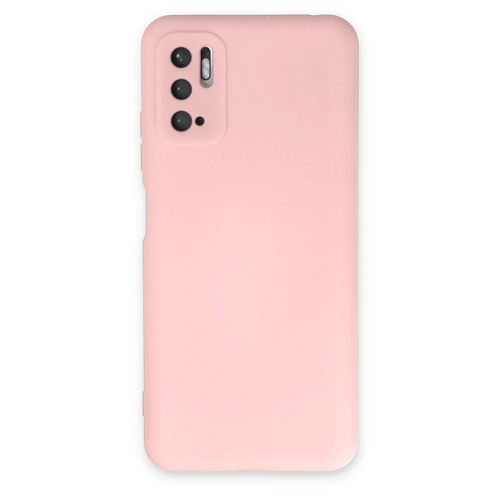Newface Xiaomi Redmi Note 10 5G Klf Nano ii Kadife Silikon - Pudra