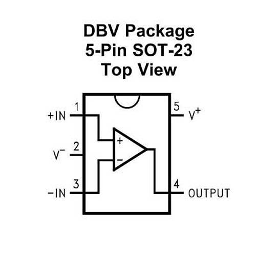 LM321MFX/NOPB SOT23-5 OpAmp Entegresi