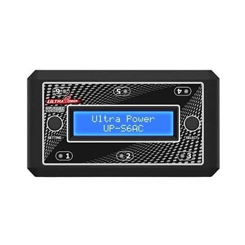 UP-S6AC 6 Kanal 1S AC/DC LiPo LiHv Pil arj Cihaz