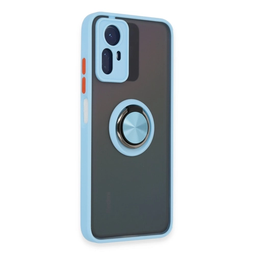 Newface Xiaomi Redmi Note 12S Klf Montreal Yzkl Silikon Kapak - Buz Mavi