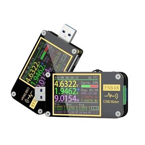 FNB48S Bluetooth USB Test Cihaz - Voltaj ve Akm ler