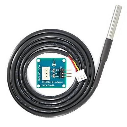 Su Geirmez DS18B20 Dijital Scaklk Sensr Modl 3-Pin