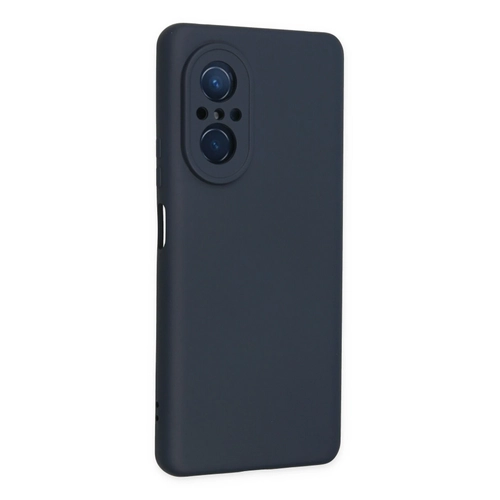 Newface Huawei Nova 9 SE Klf Nano ii Kadife Silikon - Lacivert