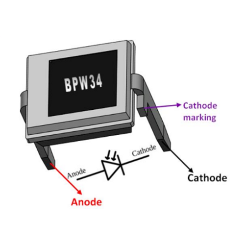 BPW34 Fotodiyot Optik Sensr