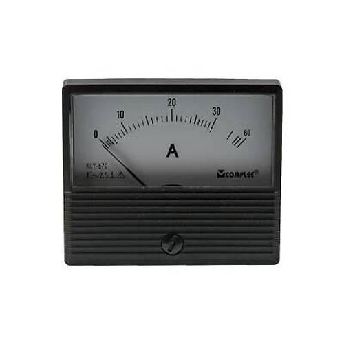 30A Analog Ampermetre - Panel Tipi l Aleti KLY-T670