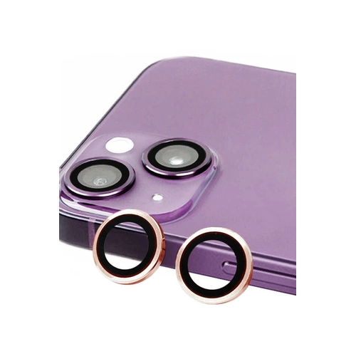 Newface iPhone 13 Raze Metal Kamera Lens - Pembe