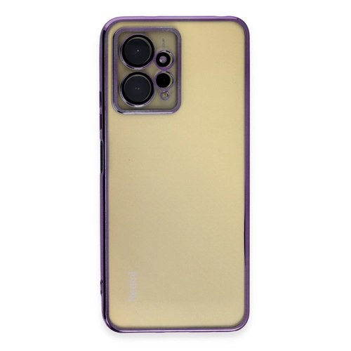 Newface Xiaomi Redmi Note 12 4G Klf Razer Lensli Silikon - Mor