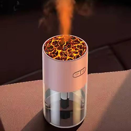 Divex Yanarda Grnml Hava Nemlendirici Volcano Humidifier Pembe H-42
