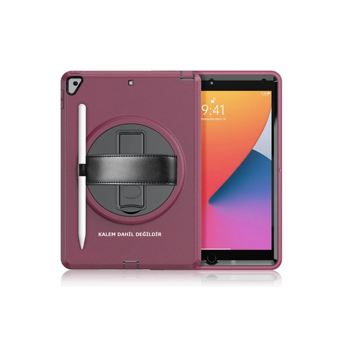 Newface iPad 10.2 (7.nesil) Klf Hand Strap Tablet Klf - Mrdm