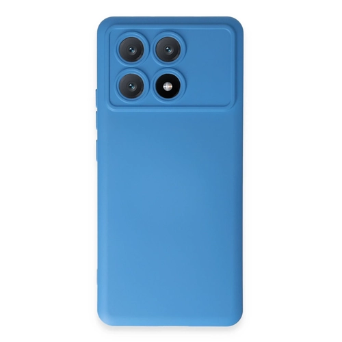 Newface Xiaomi Poco X6 Pro Klf Nano ii Kadife Silikon - Mavi