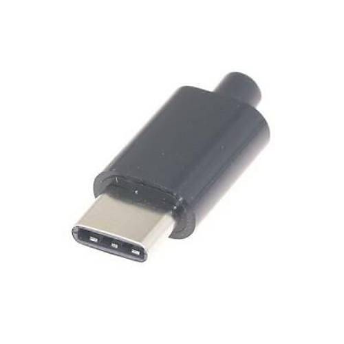 USB Erkek Type-C Tipi Klfl Soket