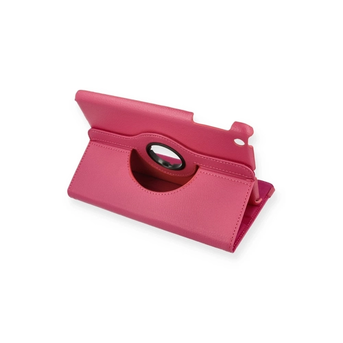 Newface iPad Mini 1 Klf 360 Tablet Deri Klf - Pembe