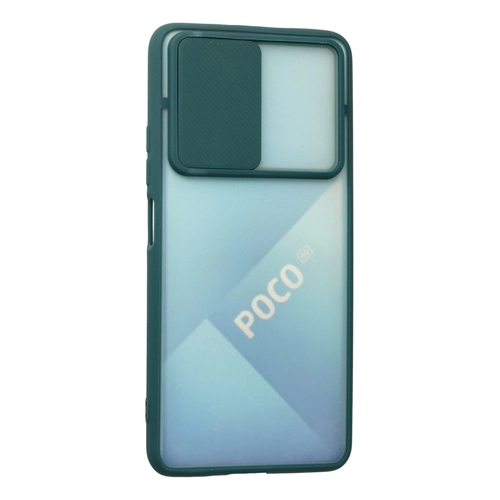 Newface Xiaomi Poco F3 Klf Palm Buzlu Kamera Srgl Silikon - Yeil