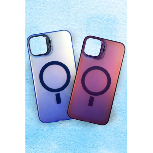 Newface iPhone 16 Plus Klf Primera Magsafe Standl Kapak - Beyaz