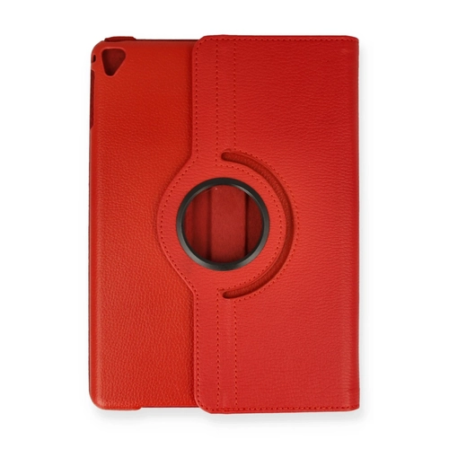 Newface iPad 9.7 (2018) Klf 360 Tablet Deri Klf - Krmz