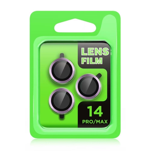 Newface iPhone 14 Pro Raze Metal Kamera Lens - Derin Mor