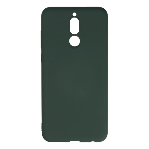 Newface Huawei Mate 10 Lite Klf Nano ii Kadife Silikon - Koyu Yeil