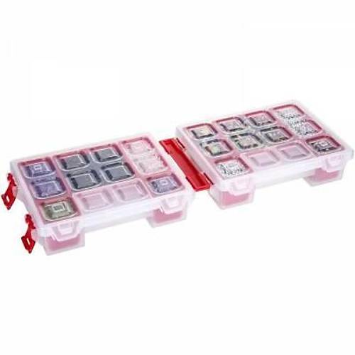 Mano Twin Malzeme Kutusu Krmz T-ORG-7 Organizer anta