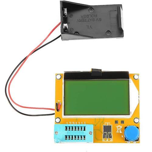 Dijital Transistr Kondansatr Batarya Grafiksel Komponent Test Cihaz LCR-T4