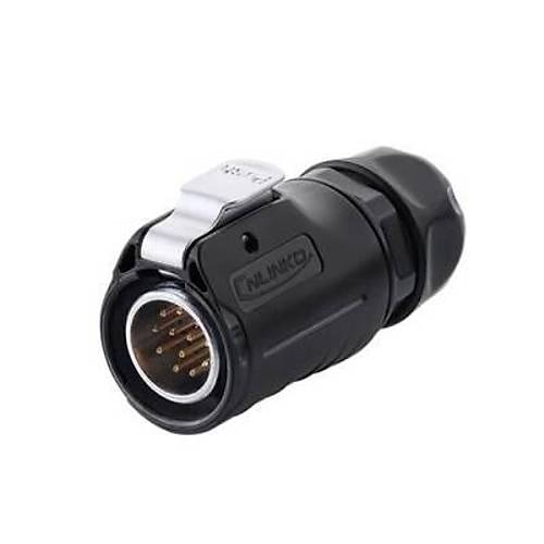 LP-20-C12PE-01-022 12-Pin Su Geirmez Konnektr - Erkek