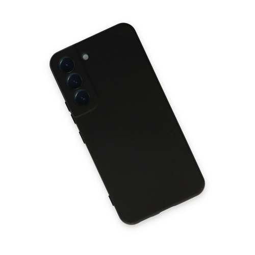 Newface Samsung Galaxy S22 Klf Nano ii Kadife Silikon - Siyah